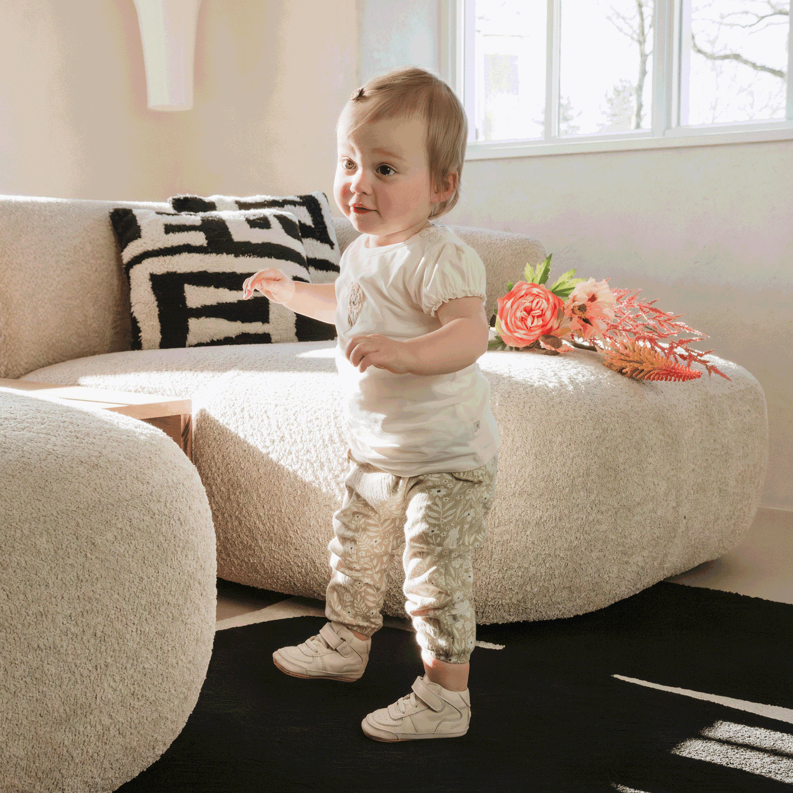 Shoesme wit BABY-PROOF® schoentje Uni | Leer | Maat 21