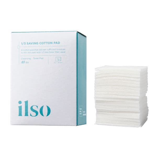 ILSO - 1/3 Saving Cotton Pad - 40ea