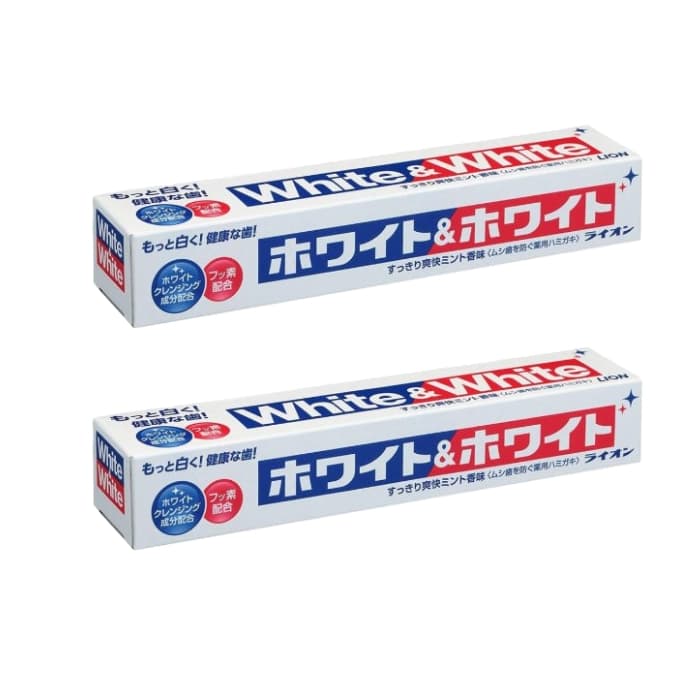 LION - White & White Toothpaste (2ea)