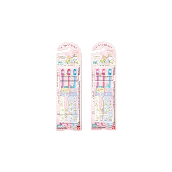 Bandai - Kids Tooth Brush - 3 pcs - Sumikko Gurashi (2ea) Set"