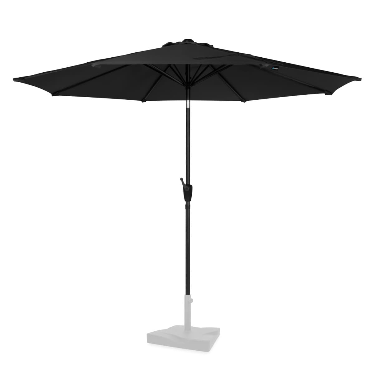 Parasol Recanati Ø300cm –  Premium stokparasol | Zwart