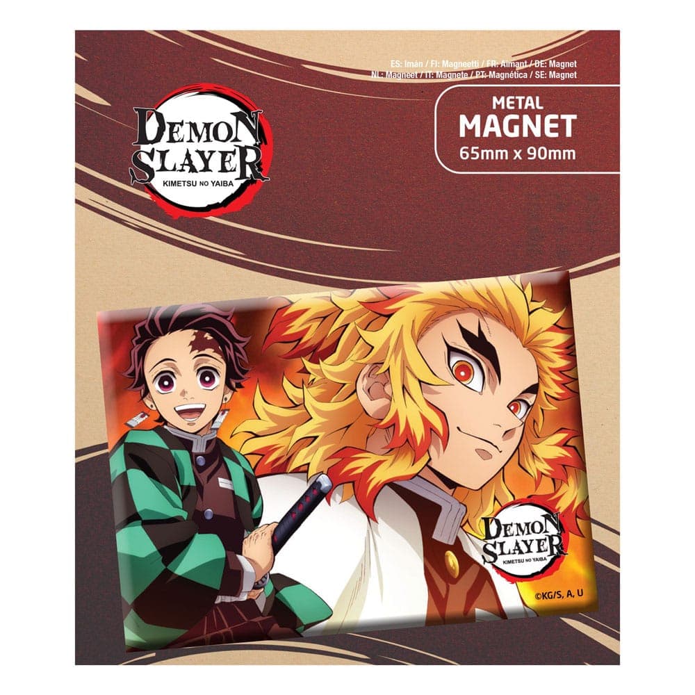 Demon Slayer: Kimetsu no Yaiba Fridge Magnet Tanjiro & Kyojuro