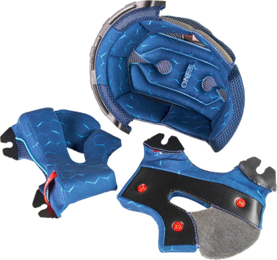 Kini Red Bull MXC2 Liner and Cheek Pads l blue Size