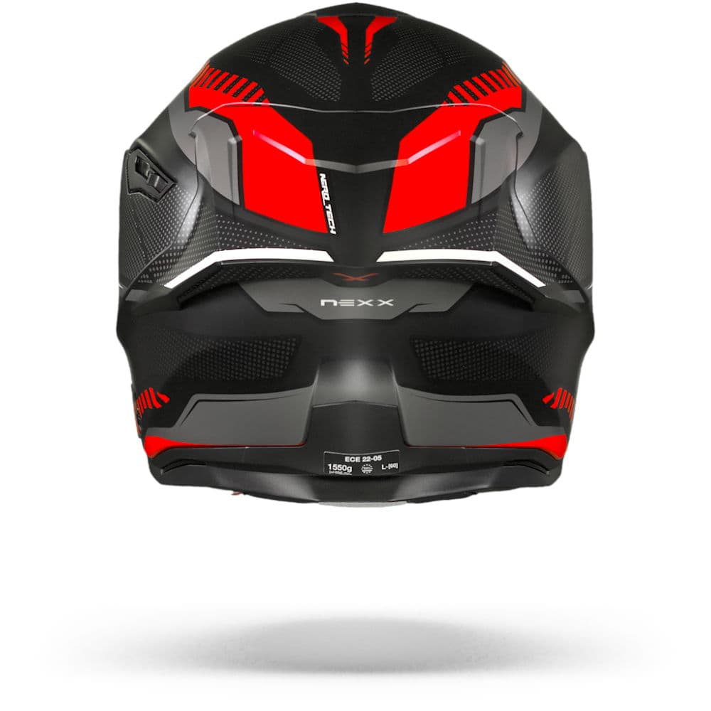 Nexx SX.100R Skidder Black Red Matt Full Face Helmet Size XS
