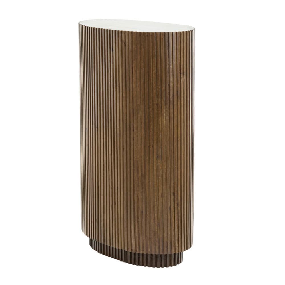Zuil Dumosi hout donker bruin L