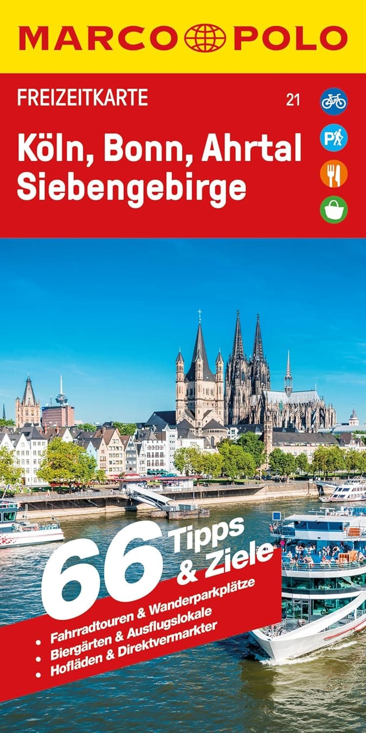 Wegenkaart - landkaart 21 Marco Polo Freizeitkarte Köln, Bonn, Ahrtal,