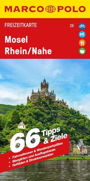 Wegenkaart - landkaart 26 Marco Polo Freizeitkarte Mosel - Rhein | Mai