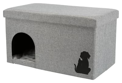 TRIXIE KATTENHUIS KIMY GRIJS 70X40X40 CM