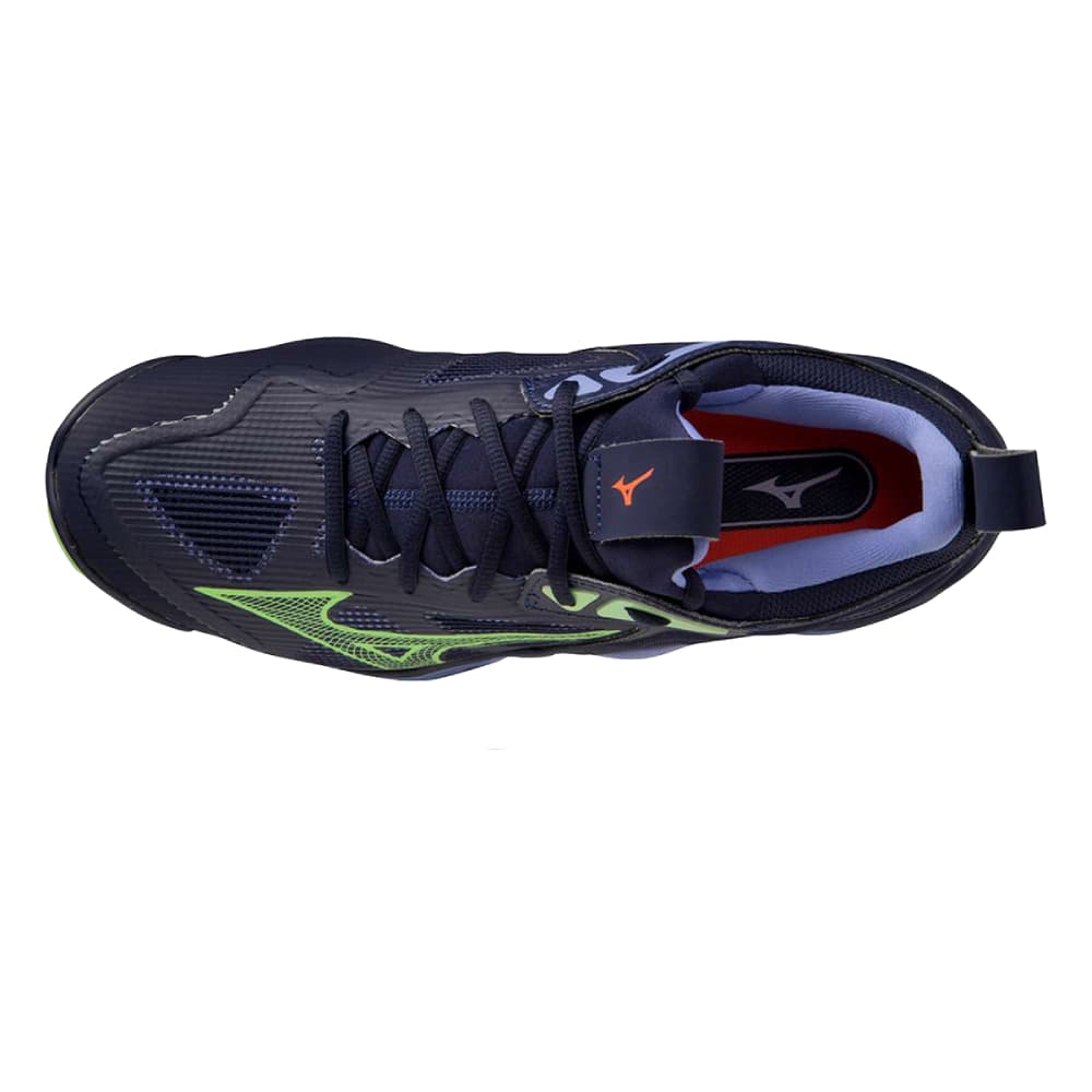 Mizuno Wave Momentum 3 Indoorschoenen Sr Blauw Dessin 42