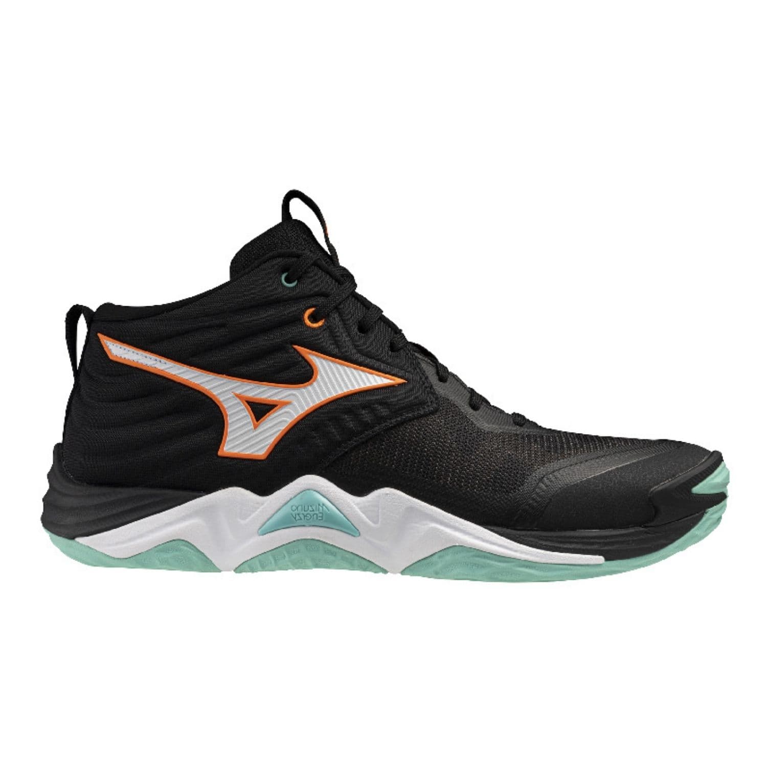 Mizuno Wave Momentum Elite Mid Indoorschoenen Sr Zwart 42.5