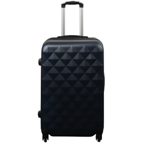 Suitcase - Hard-shell suitcase - Size Medium - Diamond dark blue - Stylish travel suitcase