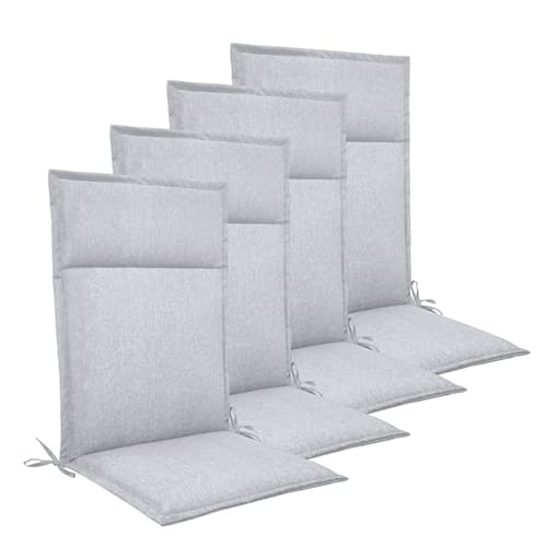 Garden Cushion Pack for Position Chair 4 pcs. - Gray universal cushions with 5 cm foam filling - Good comfort foam & UV protected cover - Nordstrand