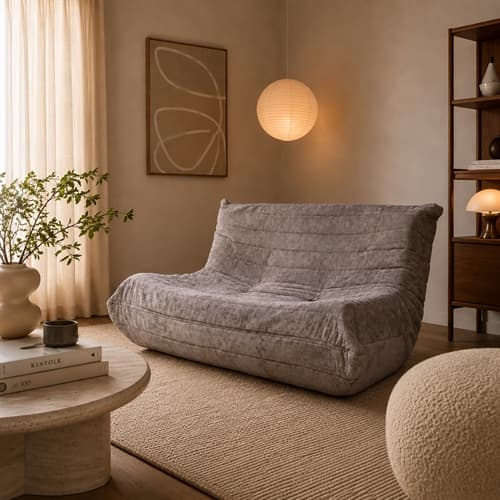 Lounge sofa - Floor sofa - Gray