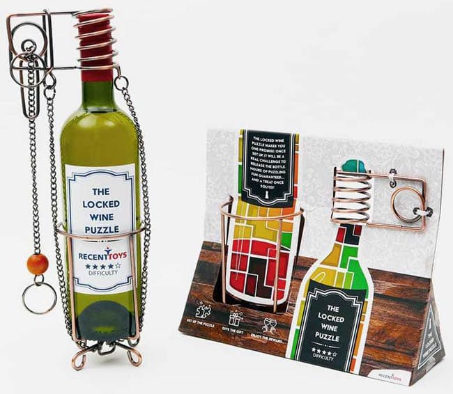 Locked Wine Puzzle -   3D puzzle