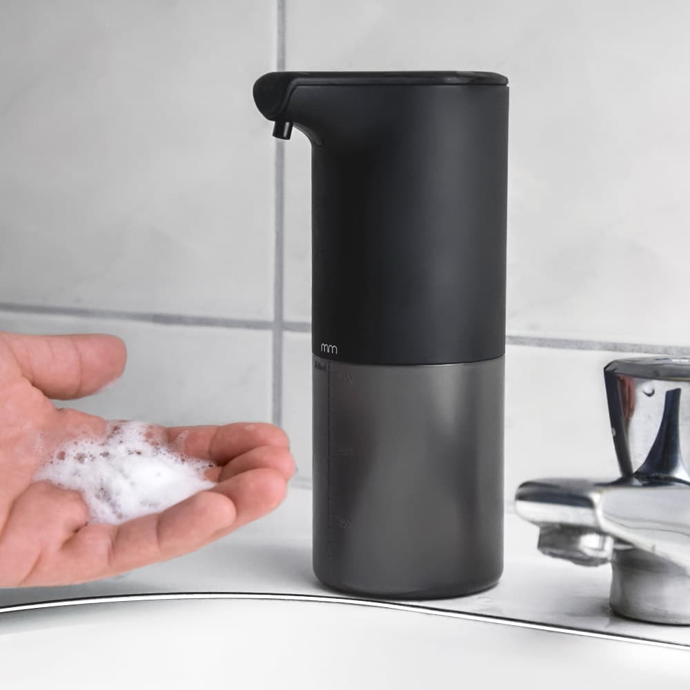 Foaming Soap Dispenser - USB Automatische Zeepdispenser - Zwart