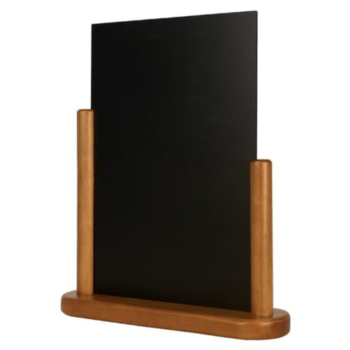 Krijtbord securit 323x270x71mm teak hout
