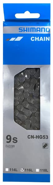Shimano CN-HG53 Capreo ketting 9 versnellingen 116 schakels