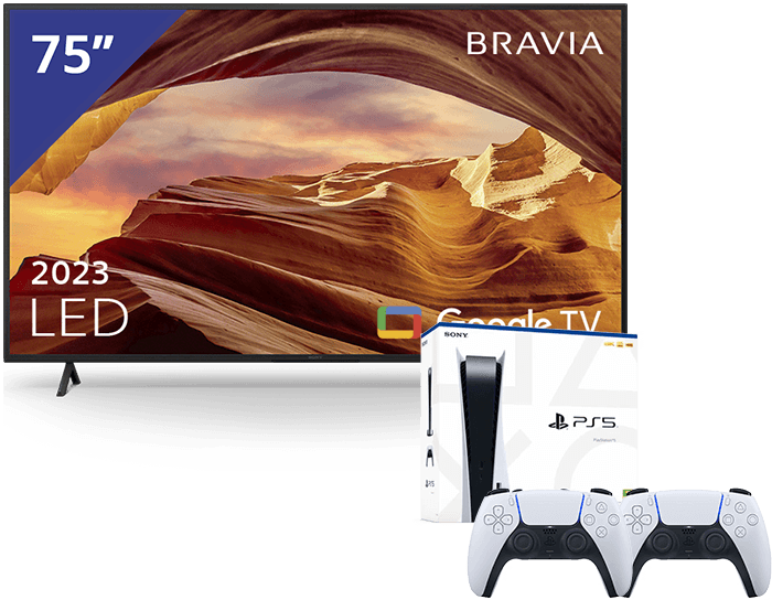 Sony 75 inch 4K Ultra HD TV + PlayStation 5