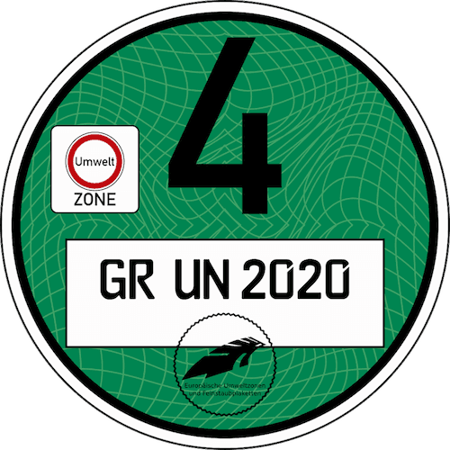 Milieusticker Duitsland