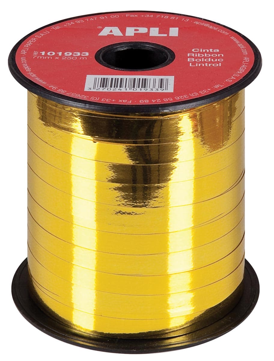 Apli sierlint 7 mm x 250 m, goud