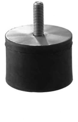 Cilindrische Trillingsdemper Type D 40 x 40 - 55 Shore M8x23