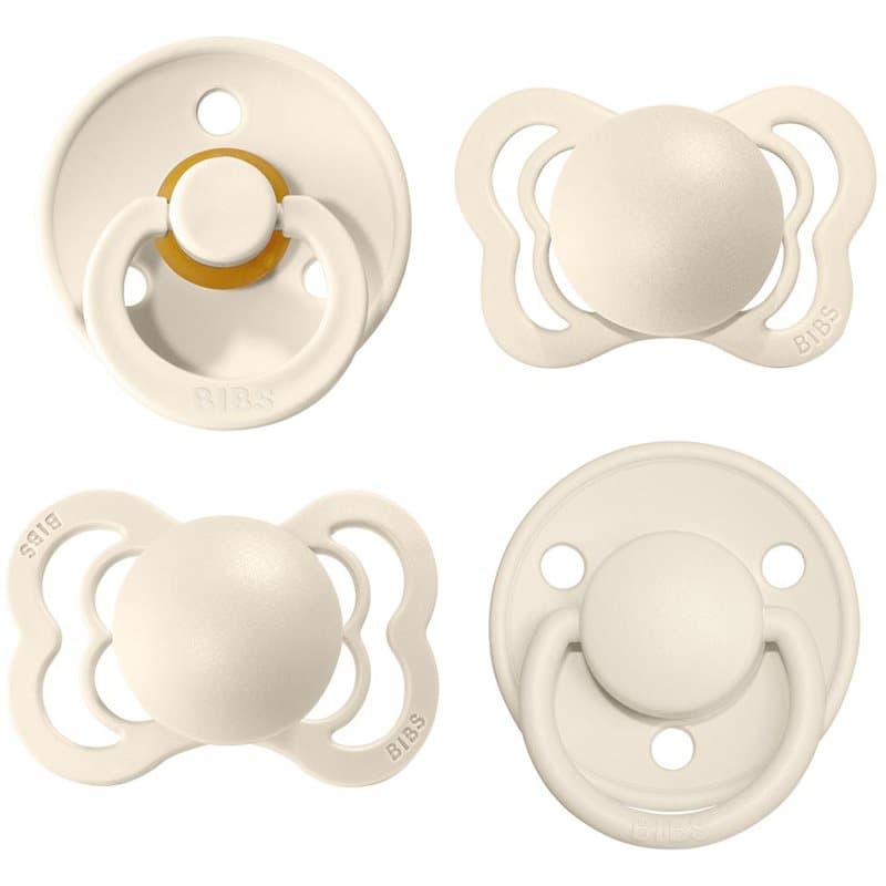 BIBS Try-It Size 1: 0+ months set voor Kinderen vanaf Geboorte Ivory