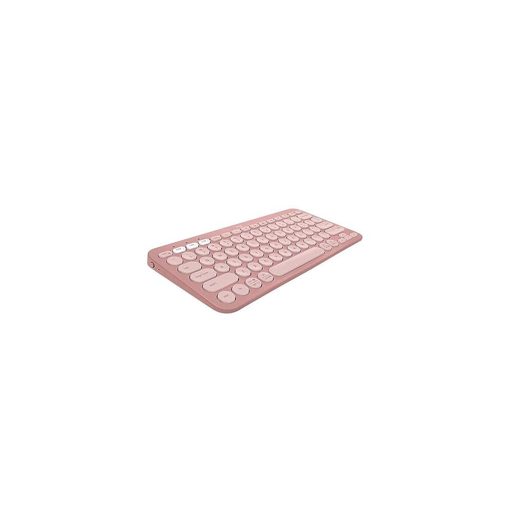 Draadloos toetsenbord - LOGITECH - K380s - Roze - US INTL - Stil - 60% formaat