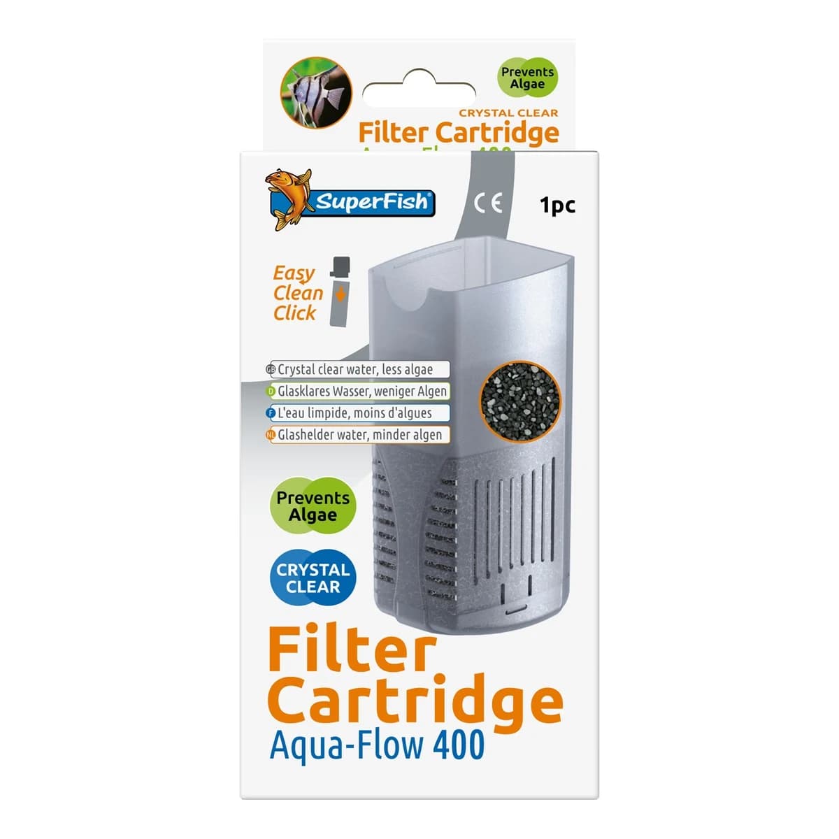 SuperFish Aquaflow 400 Crystal Clear Cartridge 1X - Superfish
