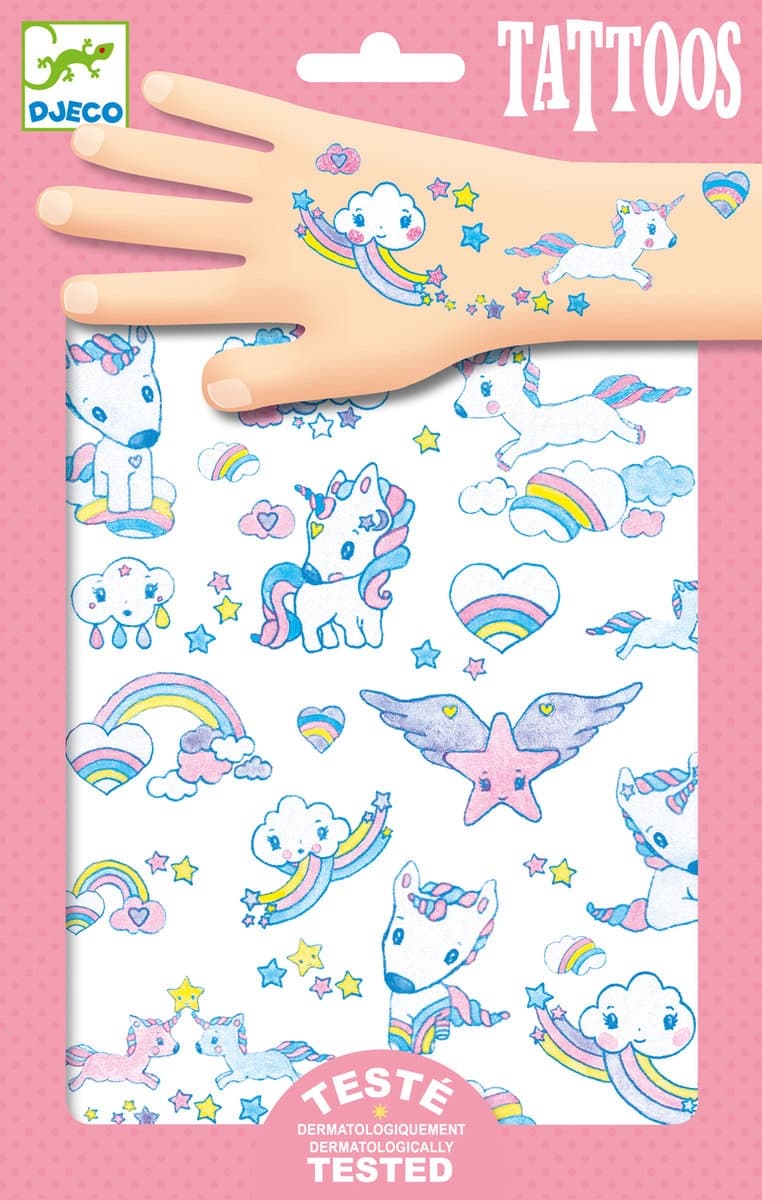 Djeco Glitter Tattoos Eenhoorn