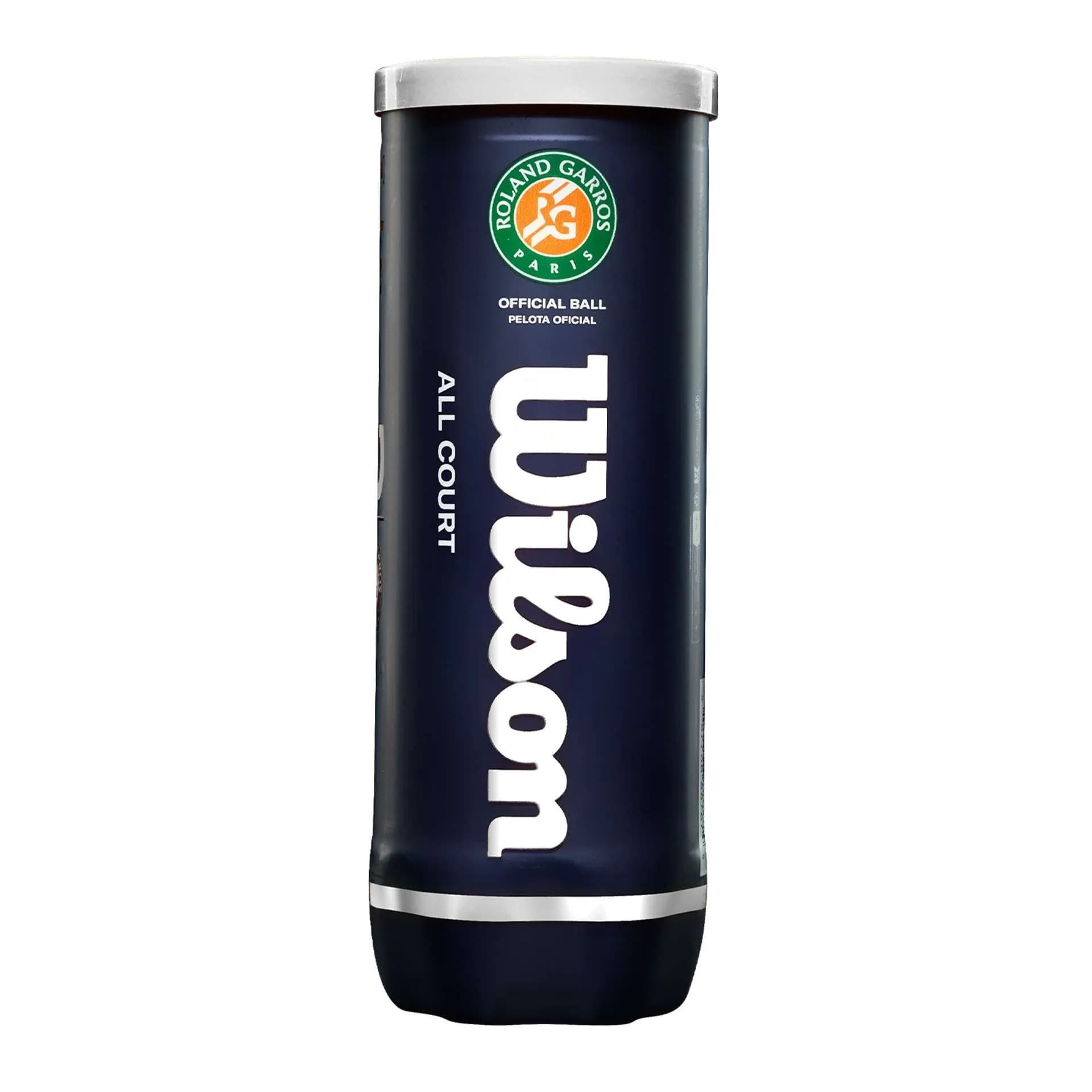 3-PACK WILSON ROLAND GARROS ALL TENNIS BALLS