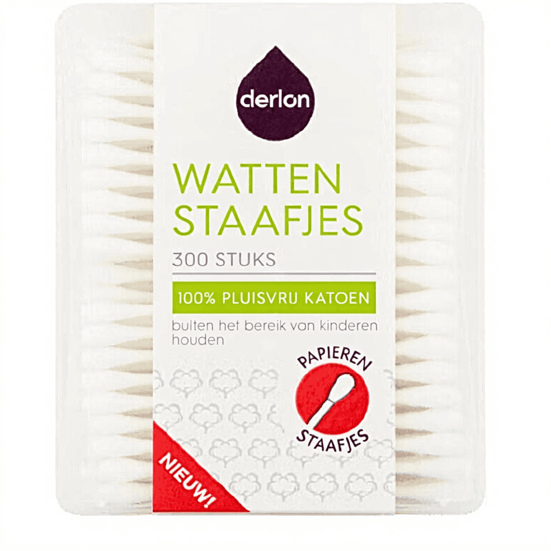 Derlon Wattenstaafjes 300 stuks
