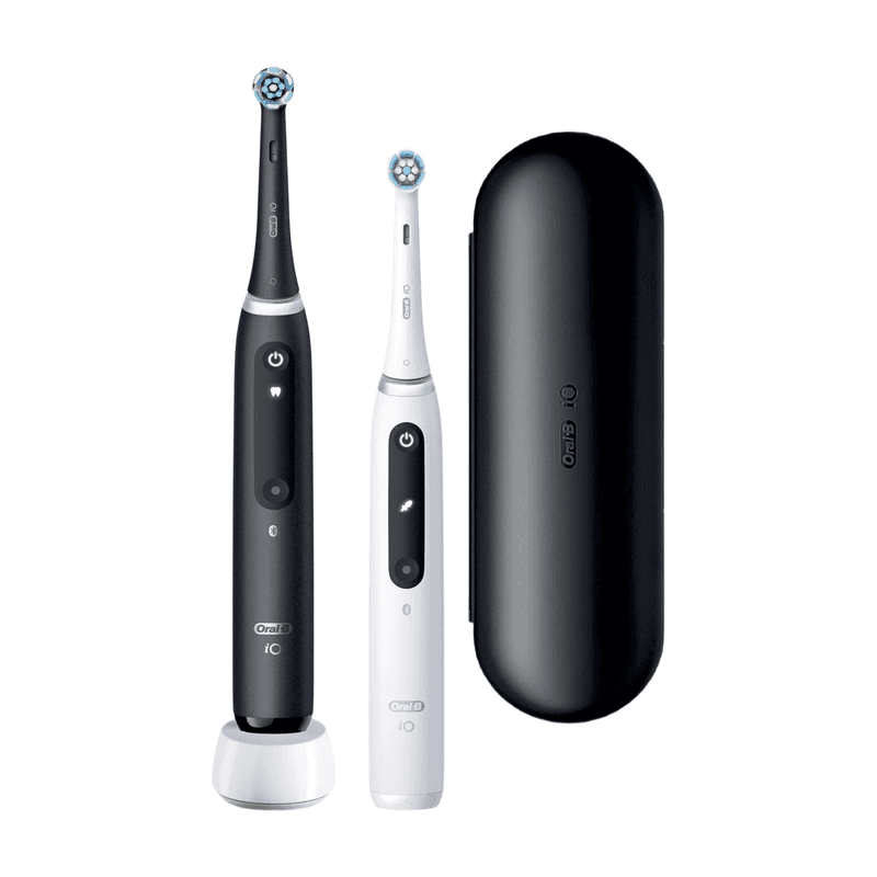 Oral-B iO 5 Duo, zwart & wit, elektrische tandenborstel