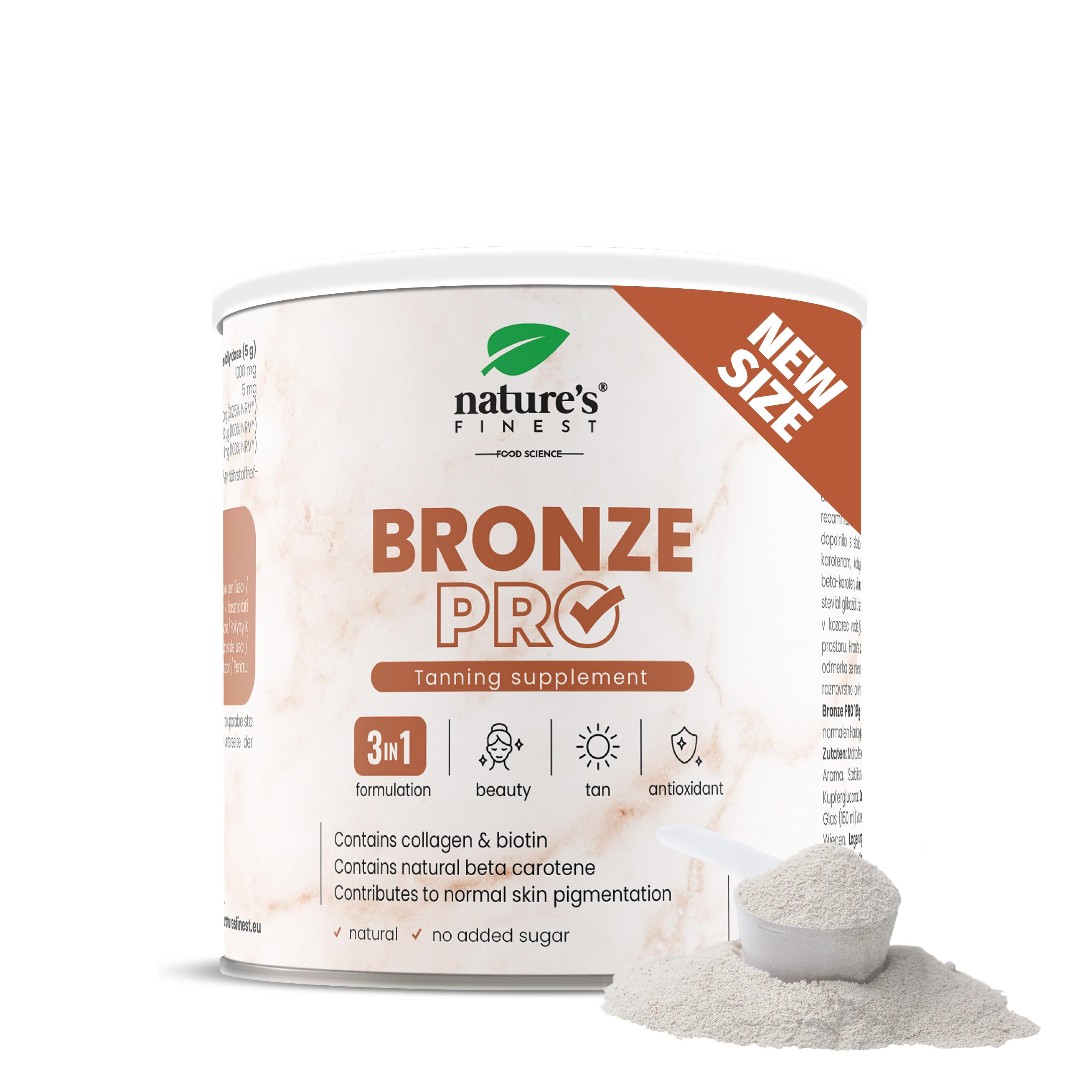 Bèta-Caroteen & Biotine Drankmix PRO – met Koper & Collageen – 125 g