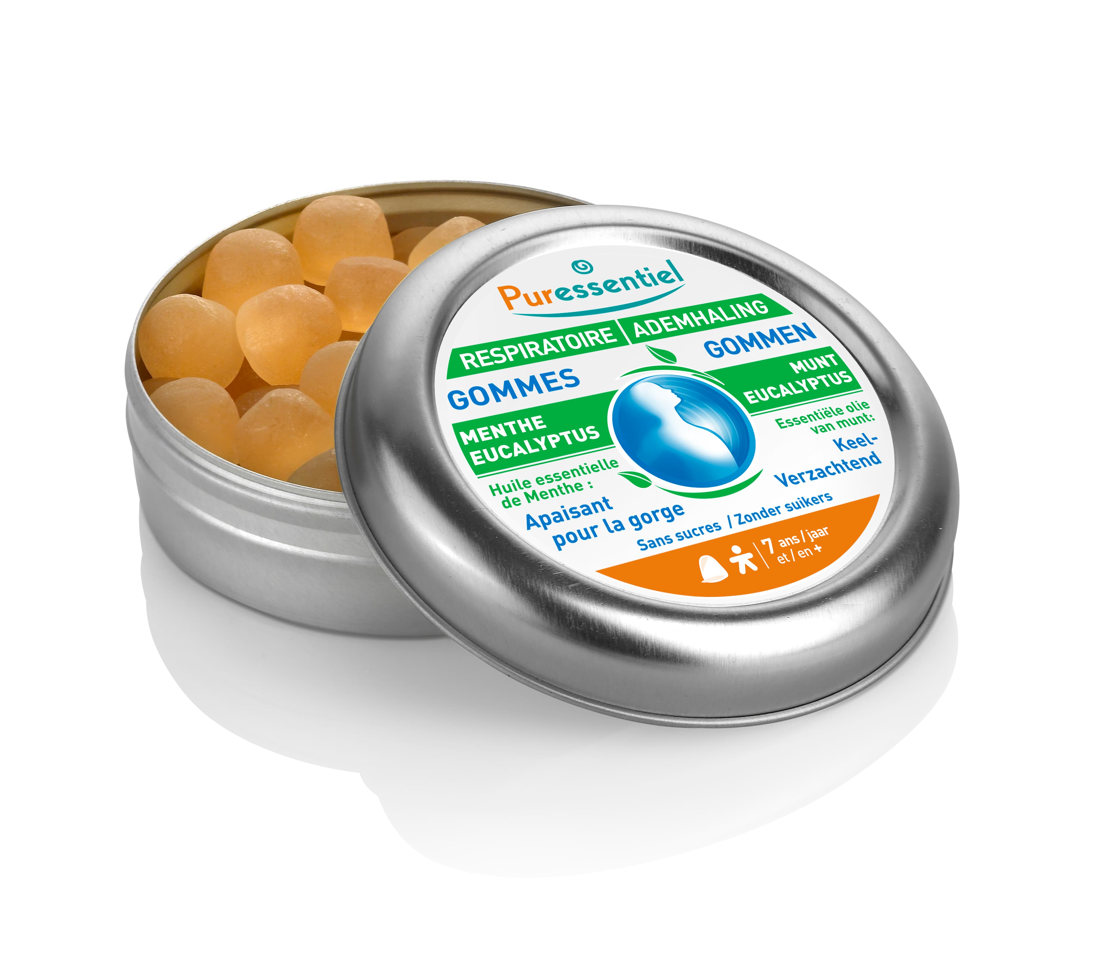 Puressentiel Ademhaling Verzachtende Gommen Gummies 45 gr