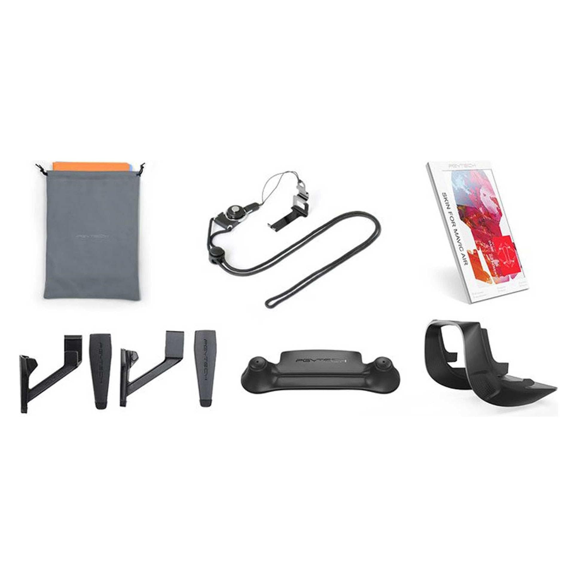 Pgytech Accessoires Combo Standaard voor DJI Mavic Air (Accessoireset voor drone, DJI Mavic Air), RC drone accessoires, Zwart
