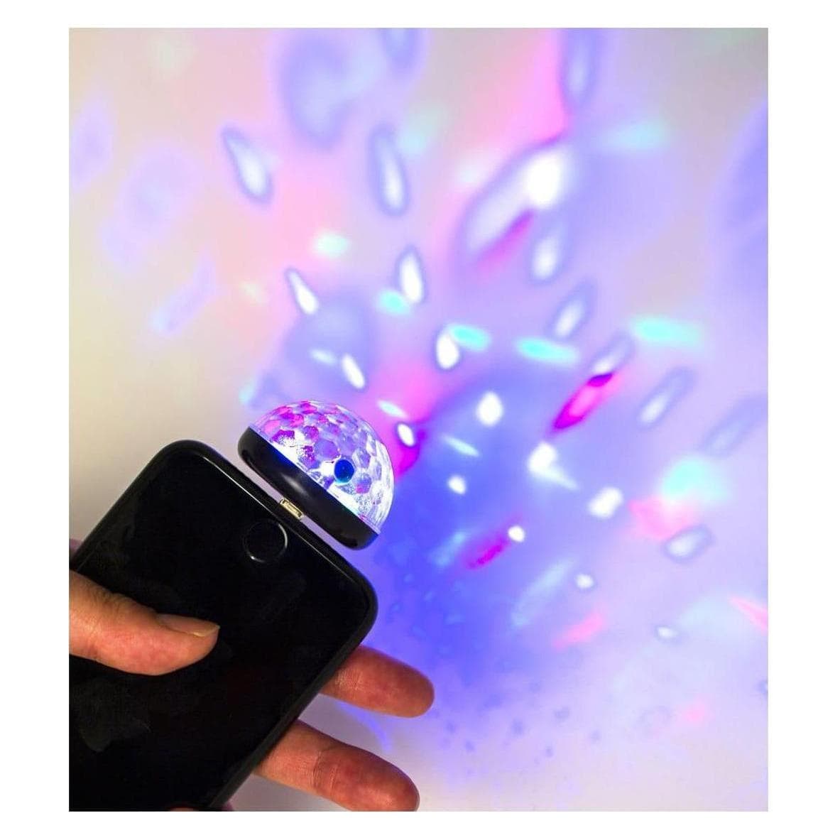 Kikkerland Iphone Disco Licht, Andere smartphone accessoires, Zwart