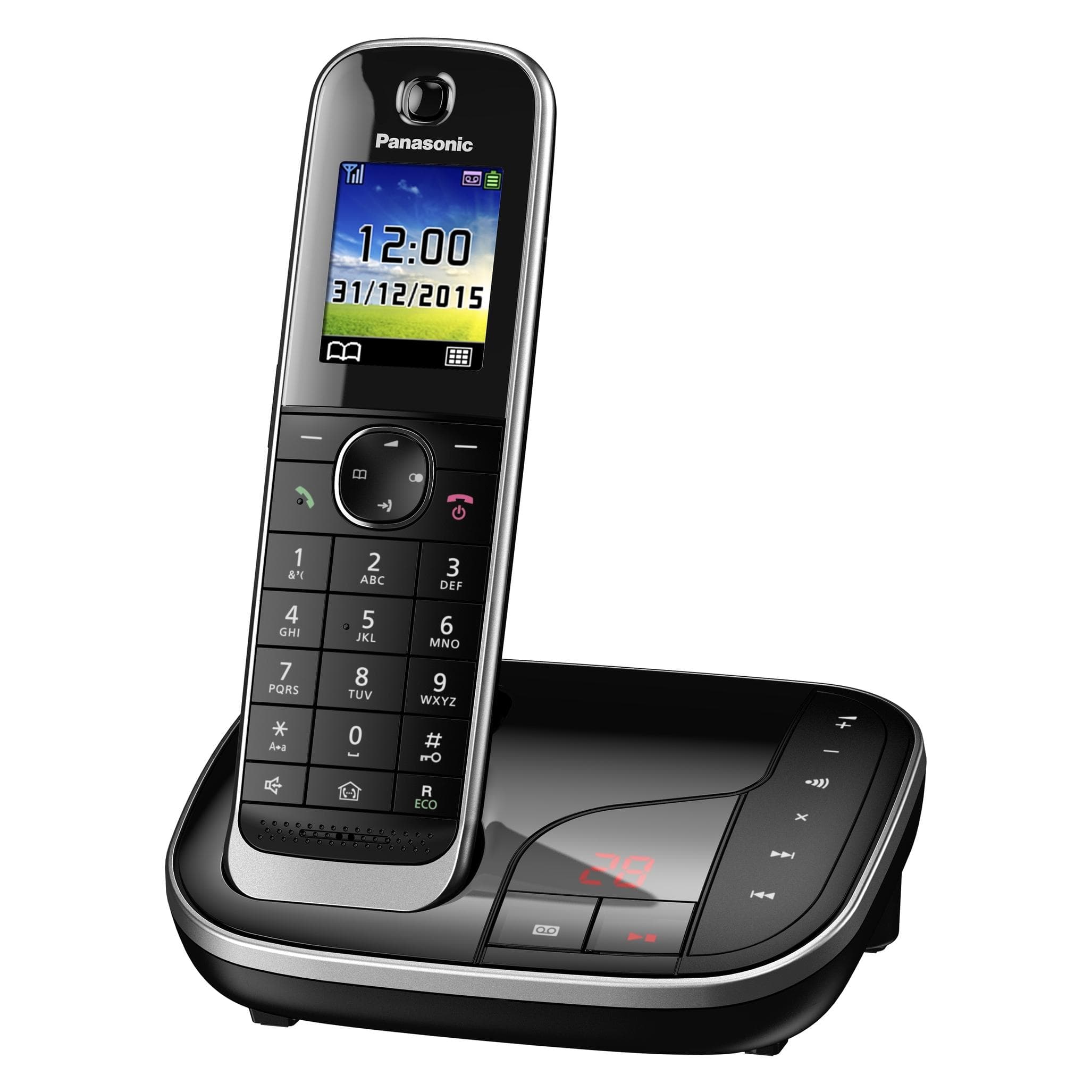 Panasonic KX-TGJ320GB, Telefoon, Zwart