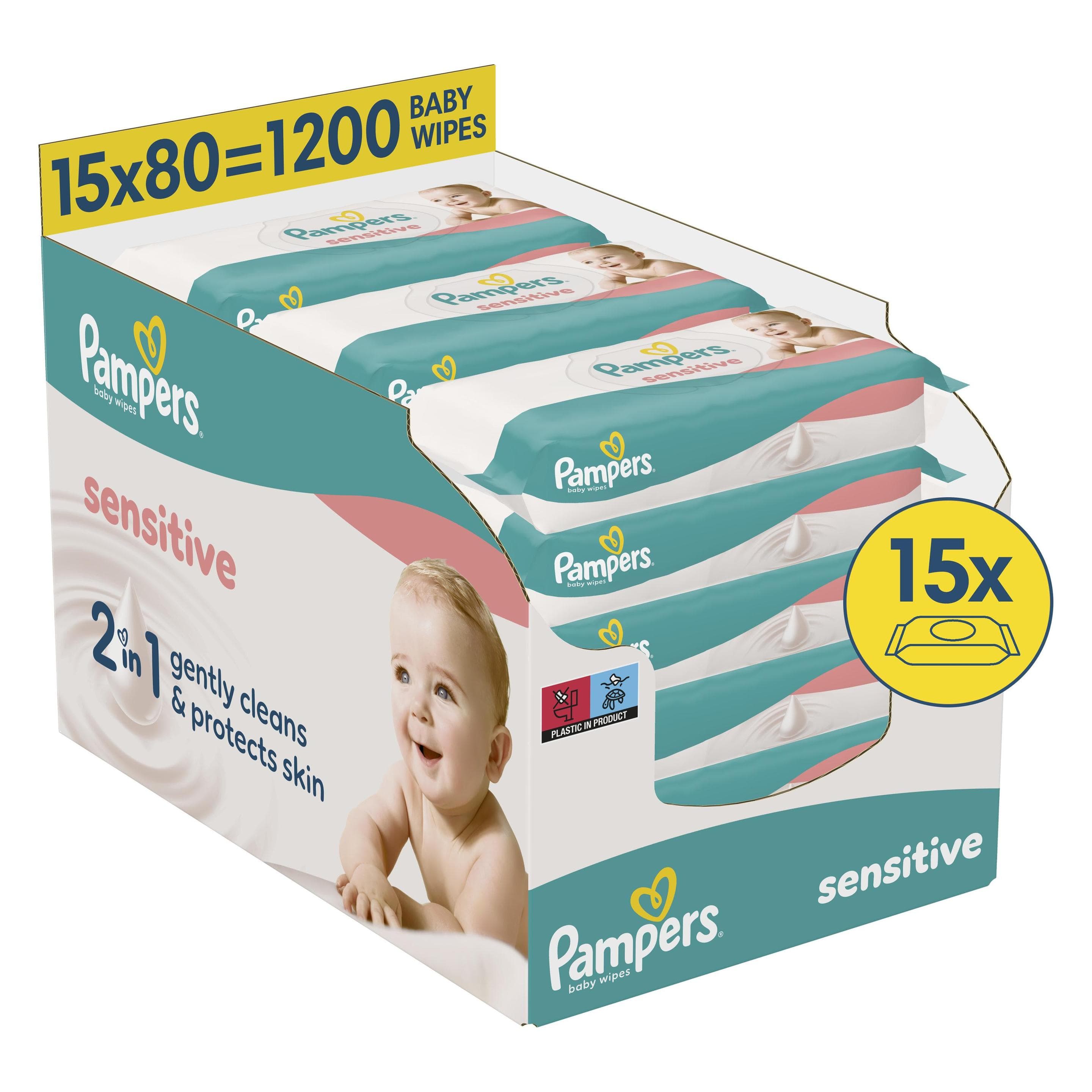 Pampers Gevoelige (15 x 80 Pcs.)