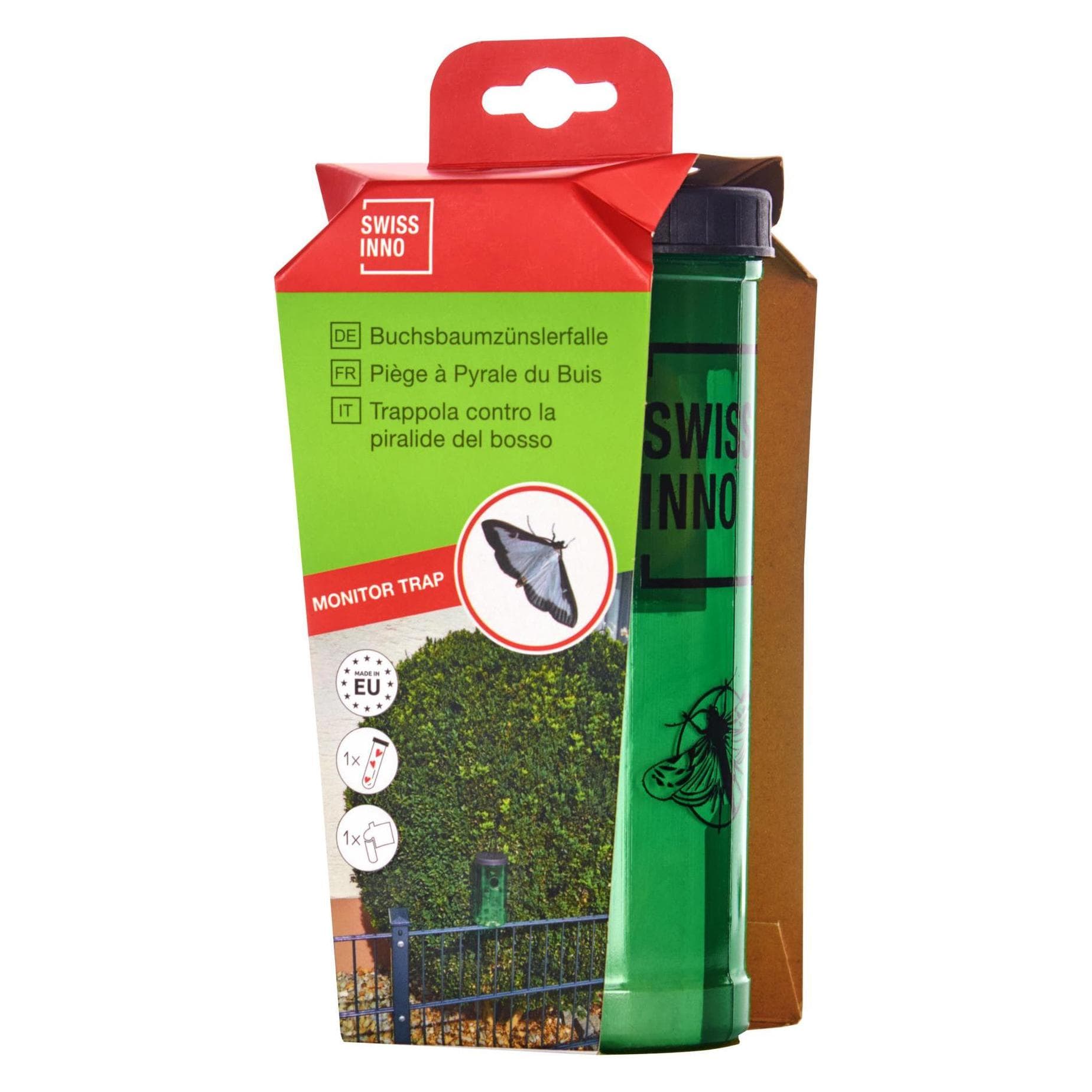 Swissinno, Dierenval, Buchsbaumzünsler-Falle inkl. 1x Pheromon