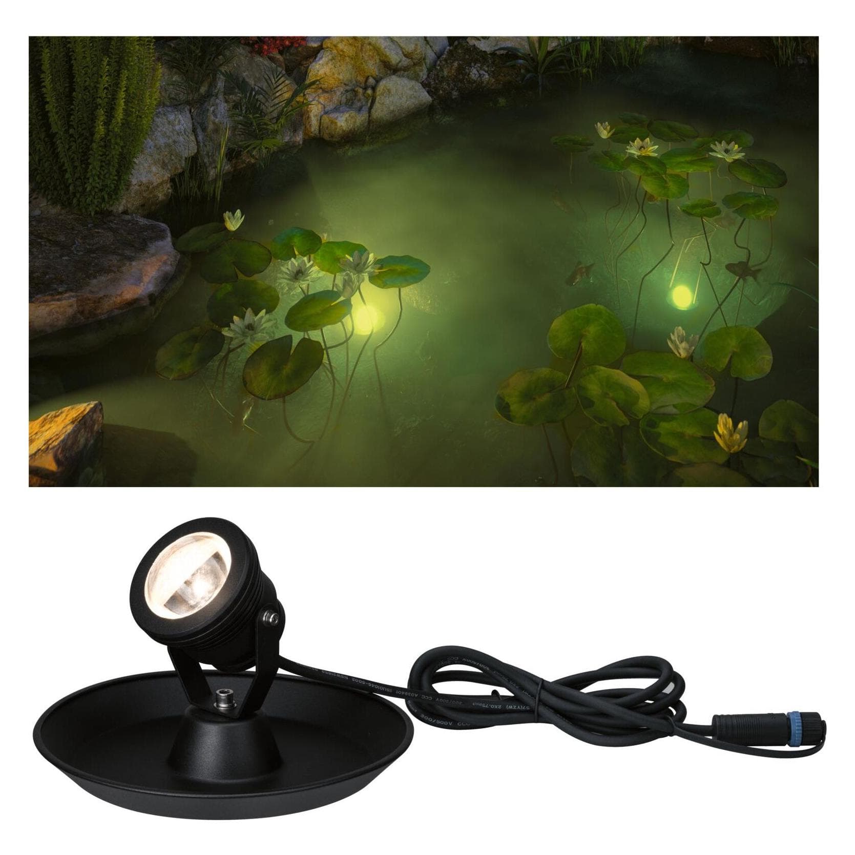 Paulmann, Outdoor lighting, Plug & Shine Underwater Spotlight (400 lm, IP68)