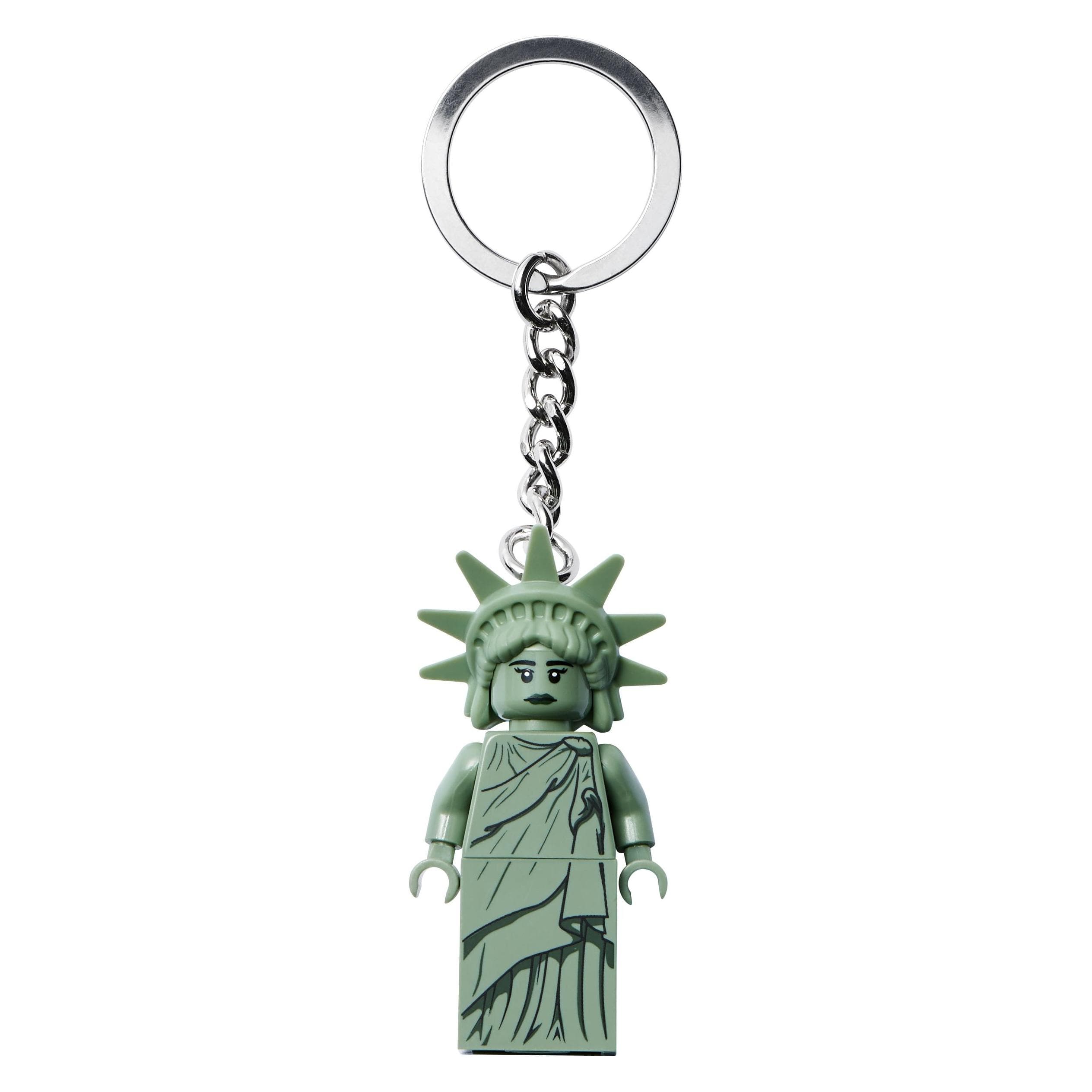 LEGO, Unisex, Sleutelhanger, Sleutelhanger met Lady Liberty (854082), Veelkleurig