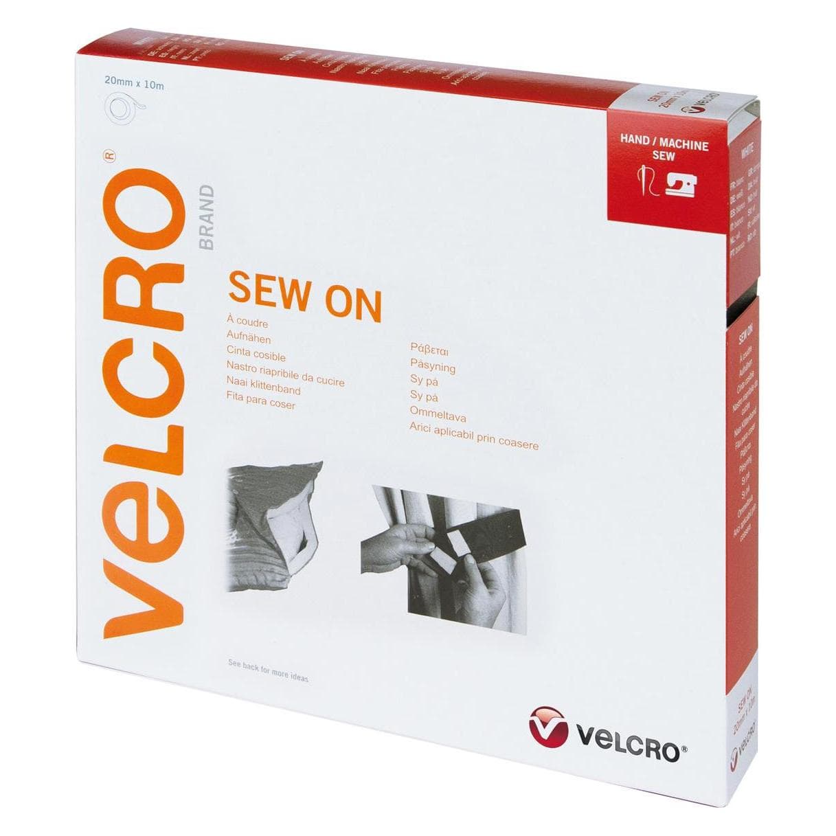 Velcro brand, Klittenband strips, Klittenband voor textiel (20 mm)