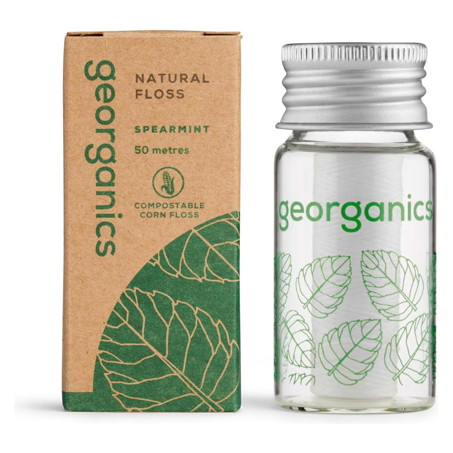 Georganics, Flosdraad, Natuurlijk flosdraad (50 m)