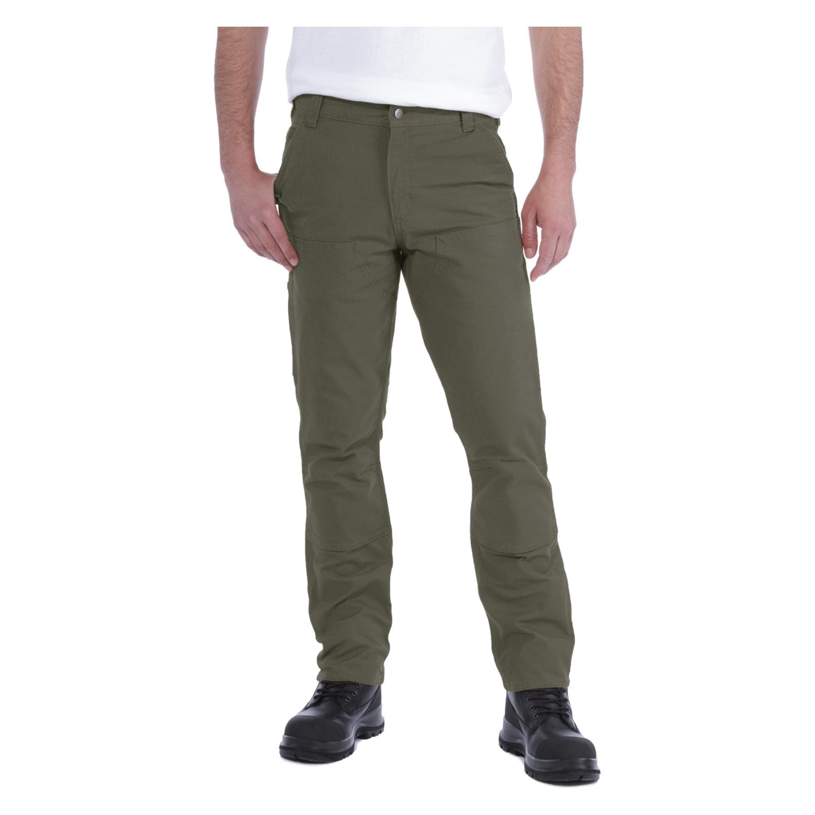 Carhartt, Werkbroek, Stretch Eend Dubbele Voorkant (W38/L32)