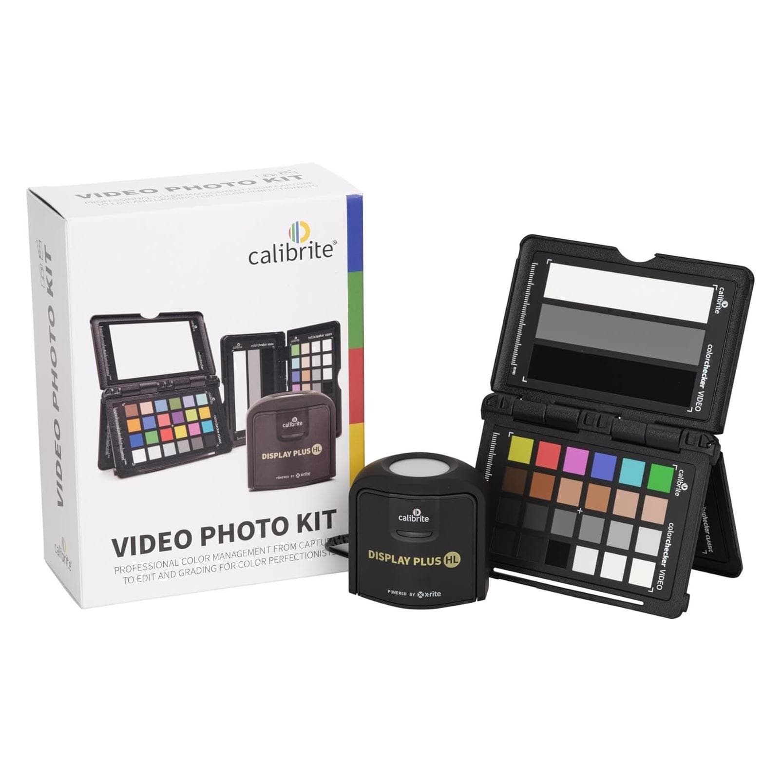 Xrite Calibrite Video Photo Kit, Videomonitoren, Veelkleurig, Zwart