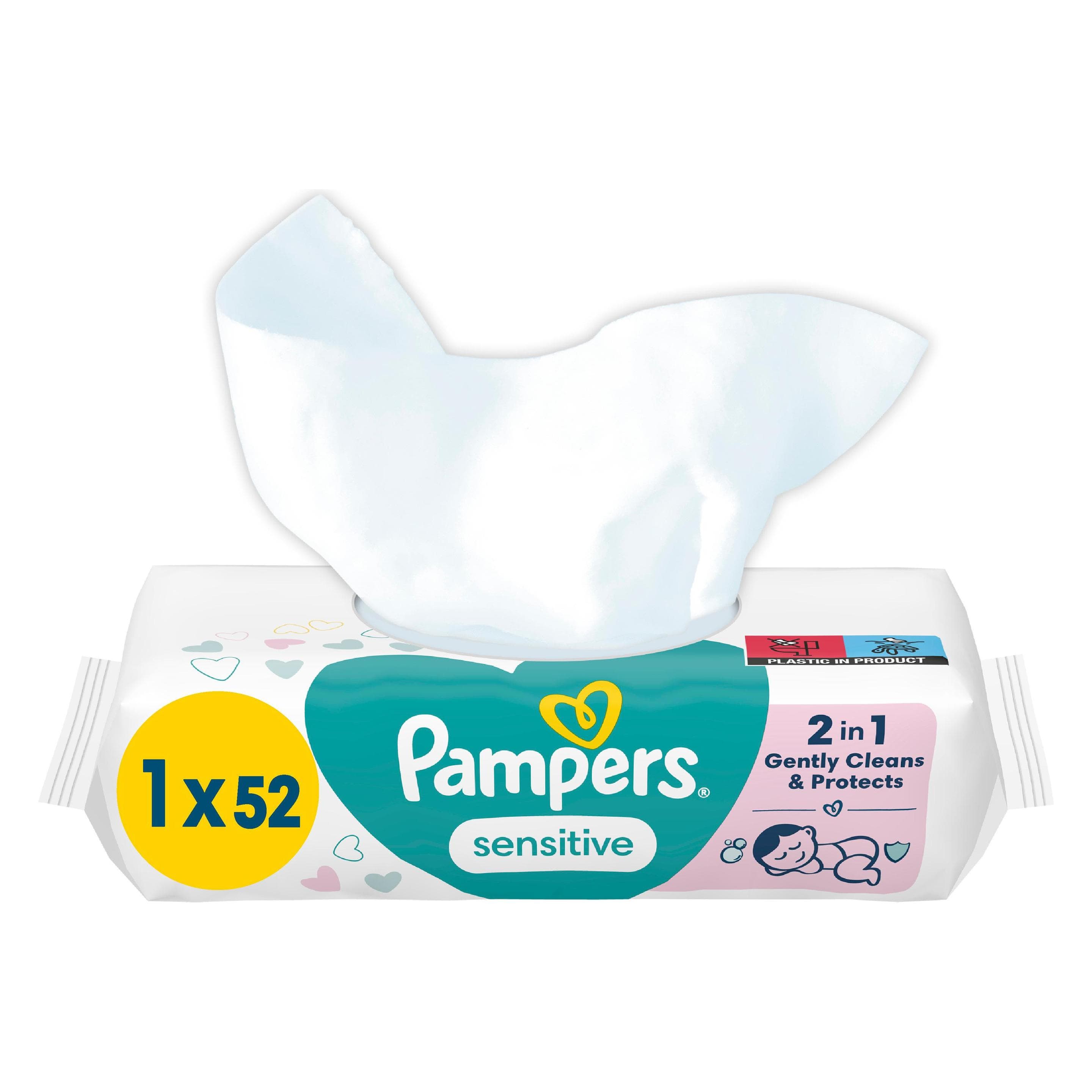 Pampers Gevoelig (1 x 52 Pcs.)
