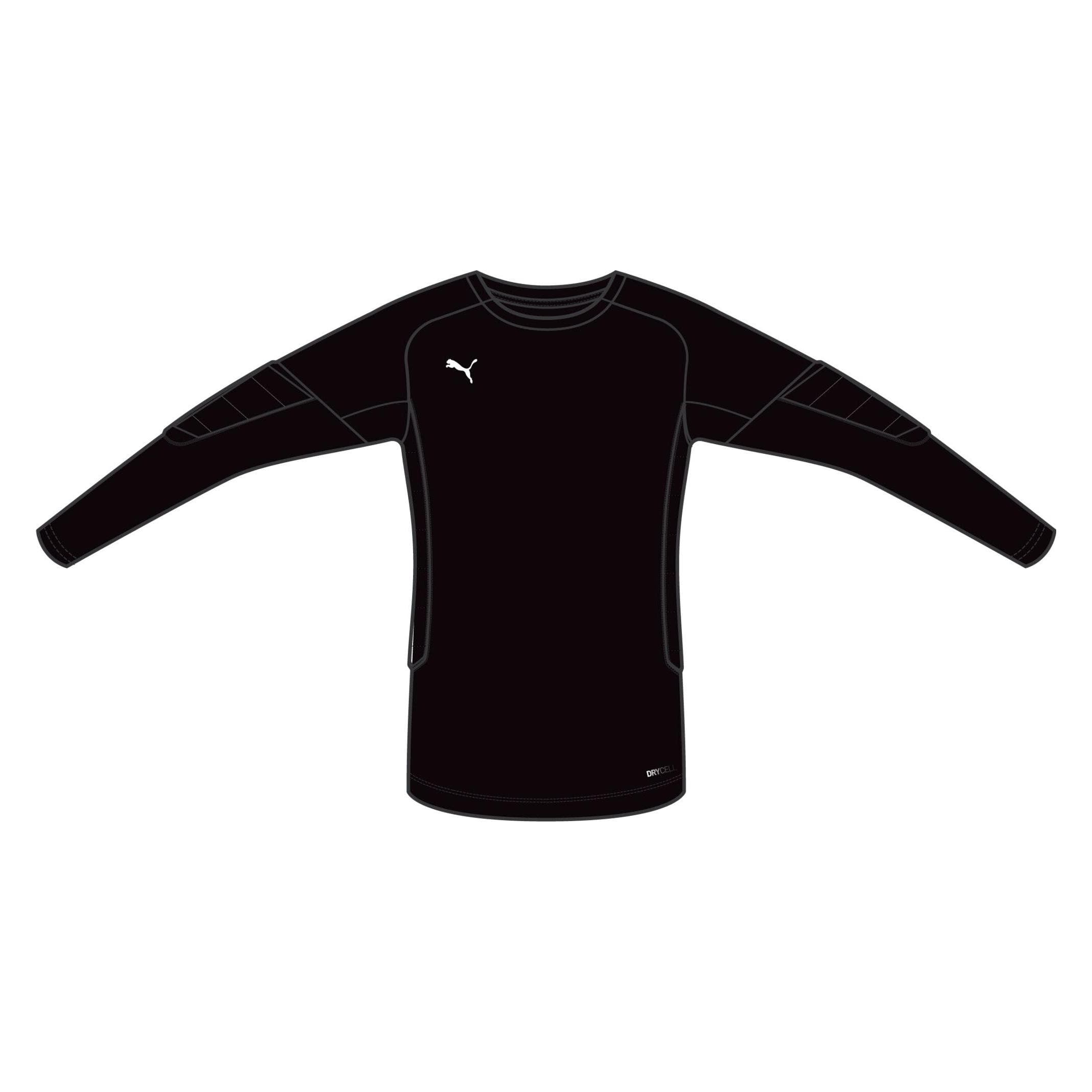 Puma, Mannen, Sportief shirt, GK Gewatteerd Shirt (XL), Zwart, XL