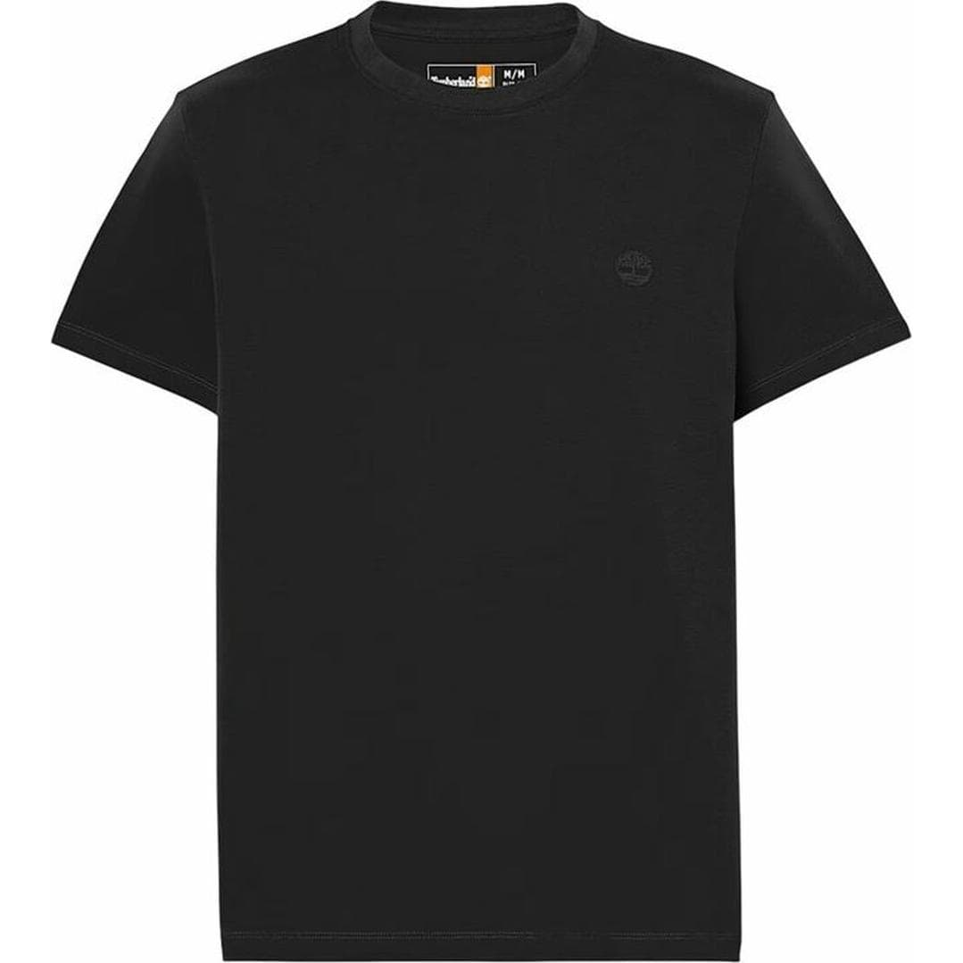 Timberland, Mannen, T-shirts, T-shirt met korte mouwen, Zwart, (S)