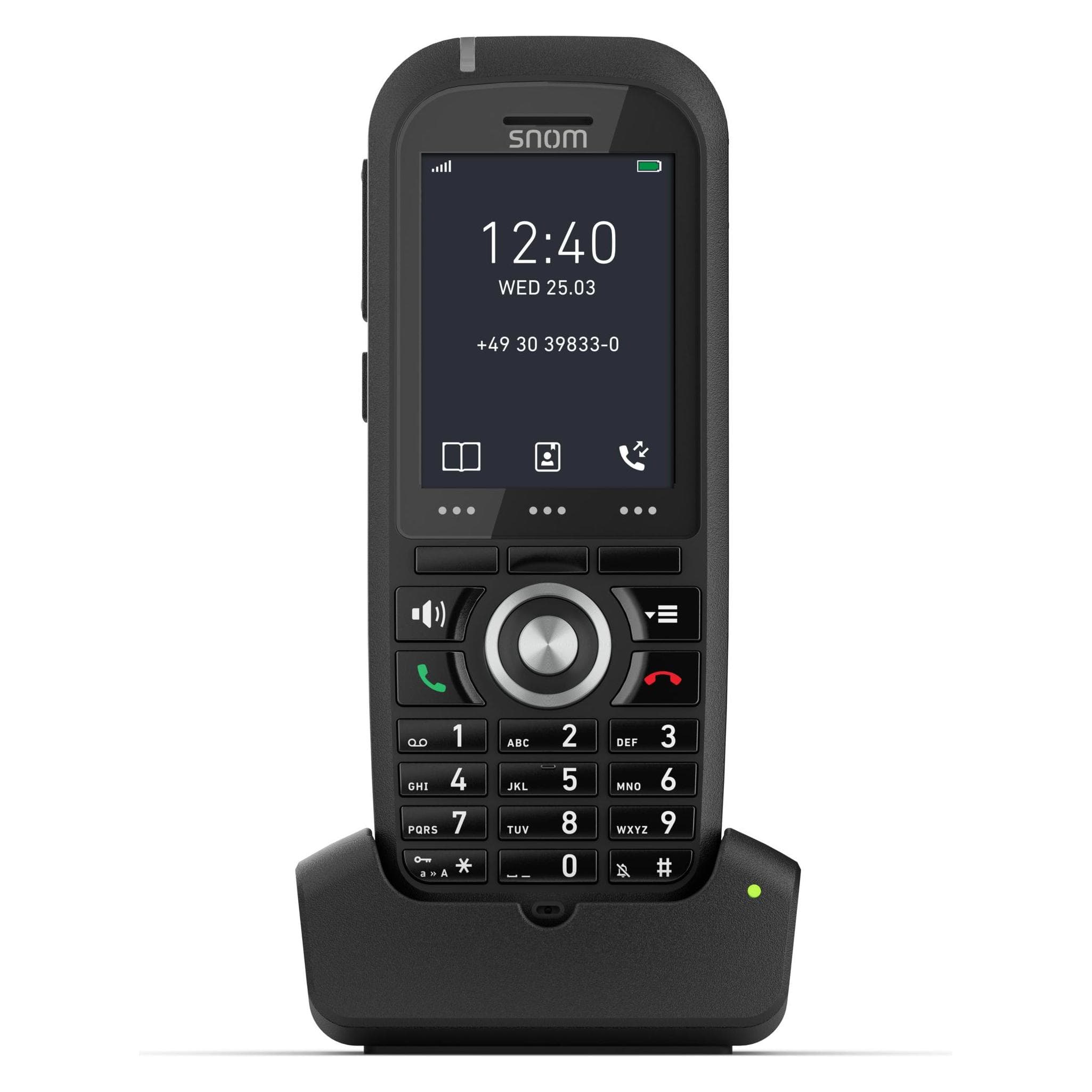Snom M70, Telefoon, Zwart
