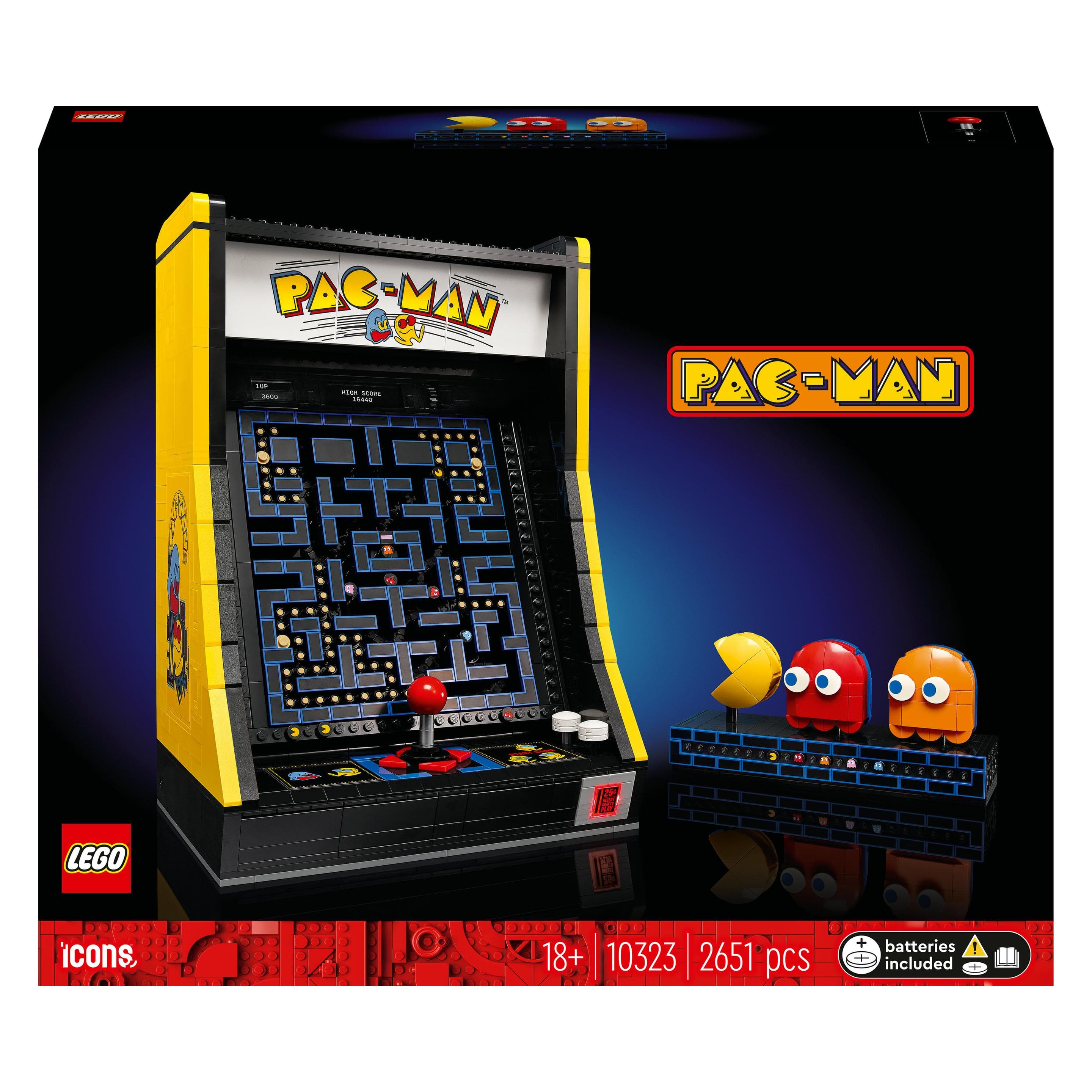 LEGO PAC-MAN Spielautomat (10323, LEGO Icons, LEGO Seltene Sets)